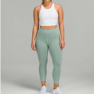 Lululemon Wunder Train Contour Fit High Rise Crop Leggings 6